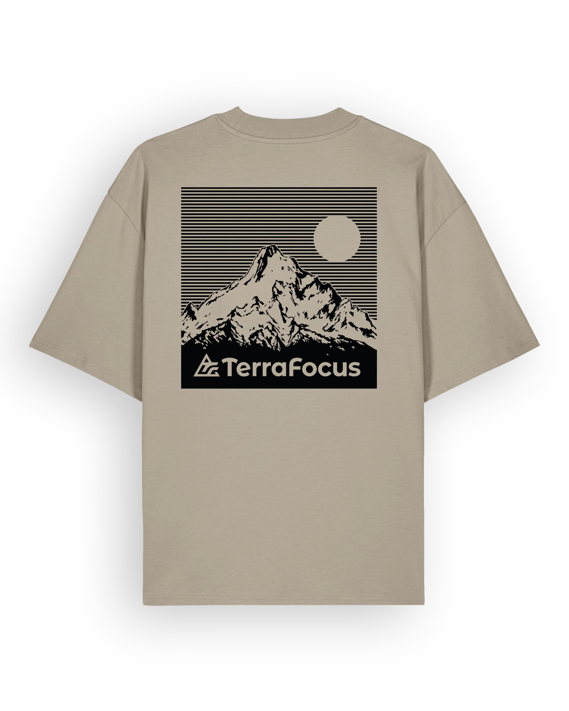 Oversized Urban Tee with Mountain Vista Back Print – Unlocked Potential Series