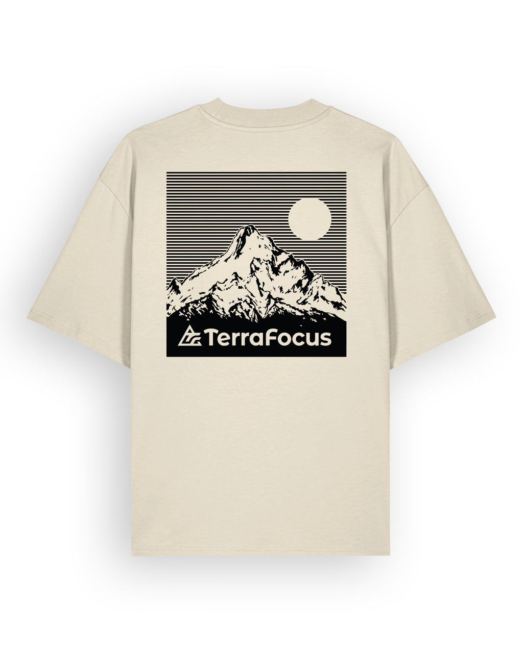 Oversized Urban Tee with Mountain Vista Back Print – Unlocked Potential Series