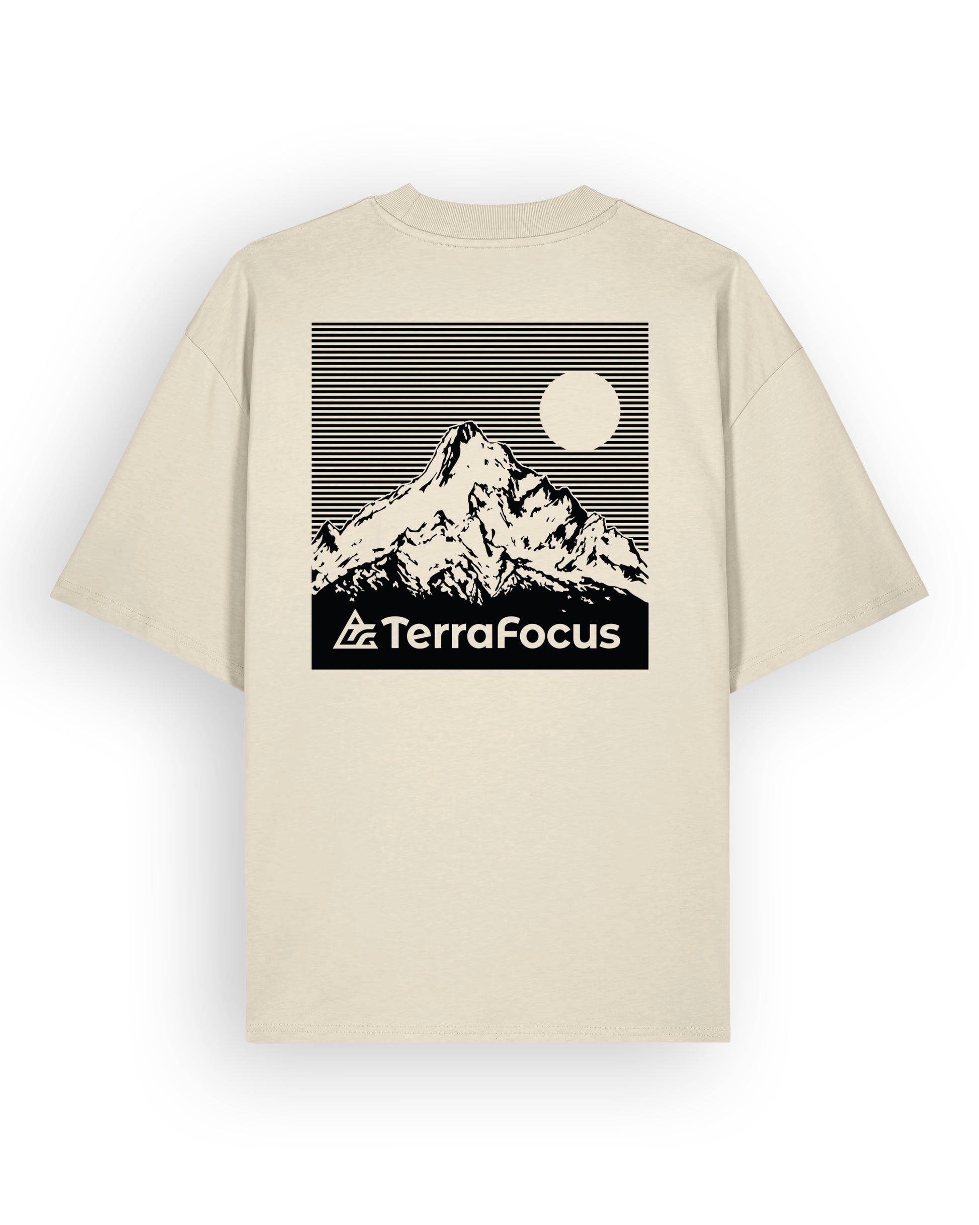 Oversized Urban Tee with Mountain Vista Back Print – Unlocked Potential Series