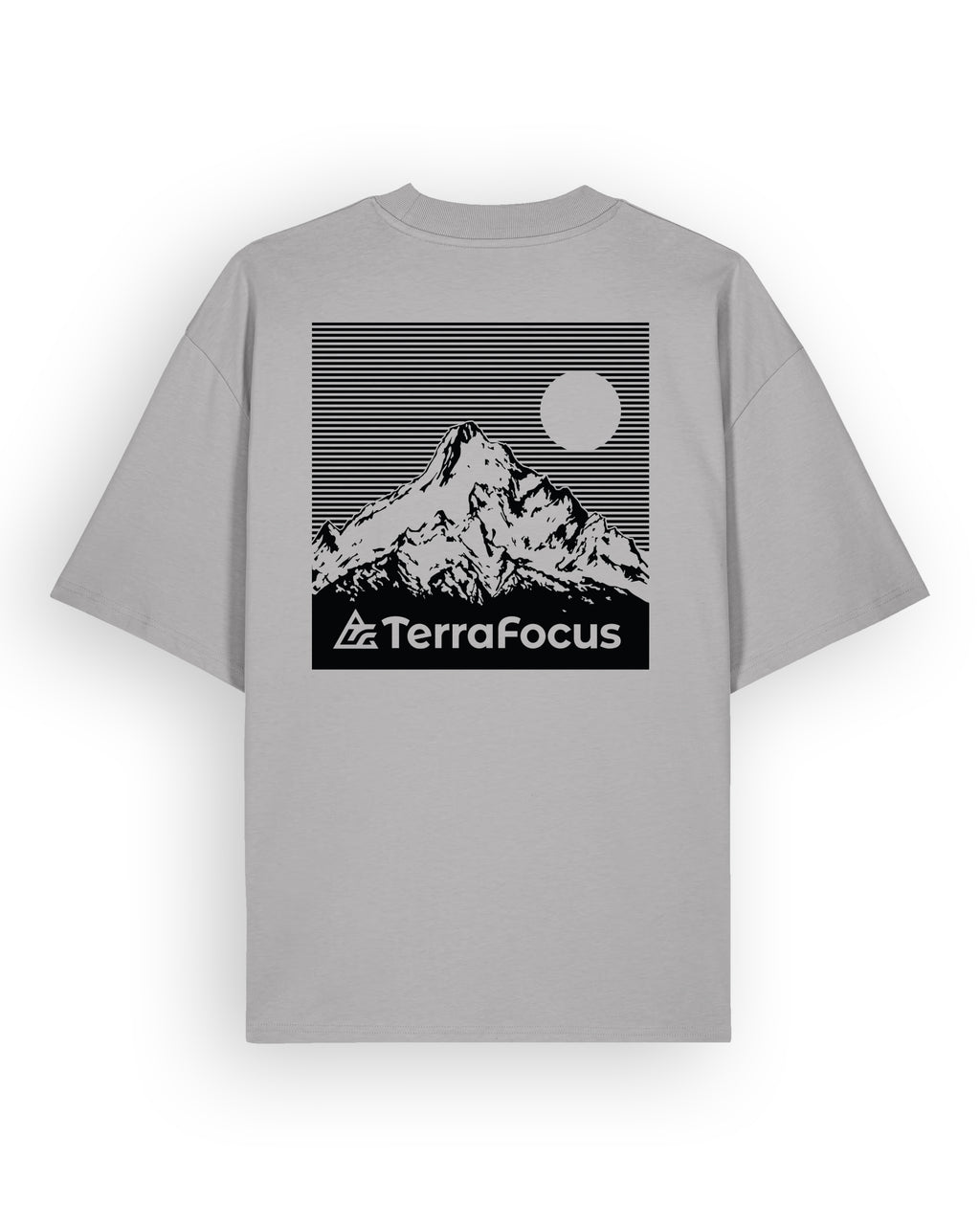 Oversized Urban Tee with Mountain Vista Back Print – Unlocked Potential Series