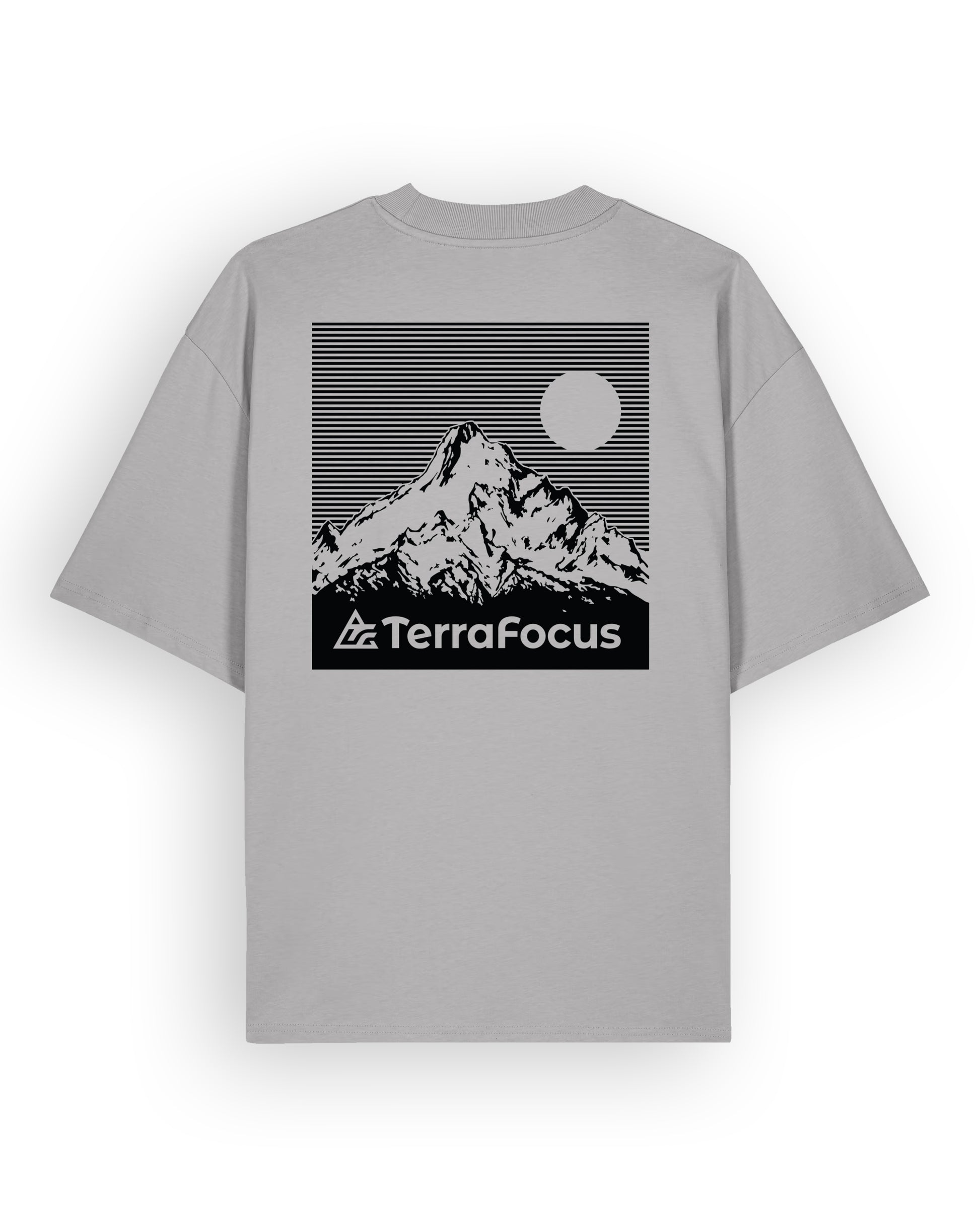 Oversized Urban Tee with Mountain Vista Back Print – Unlocked Potential Series