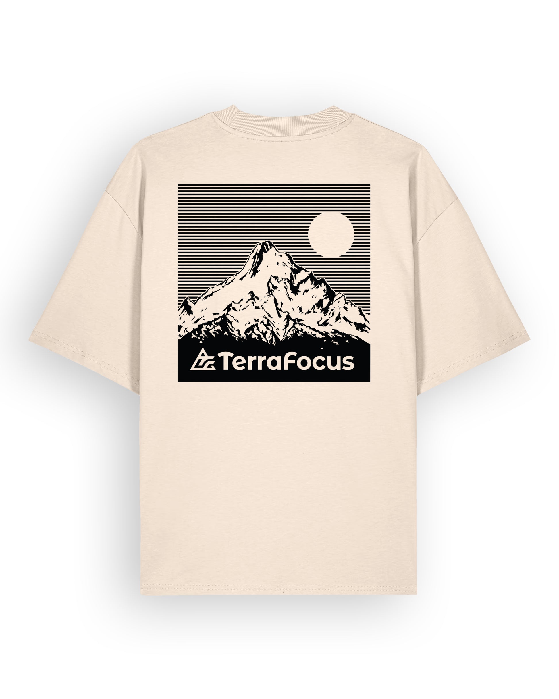 Oversized Urban Tee with Mountain Vista Back Print – Unlocked Potential Series