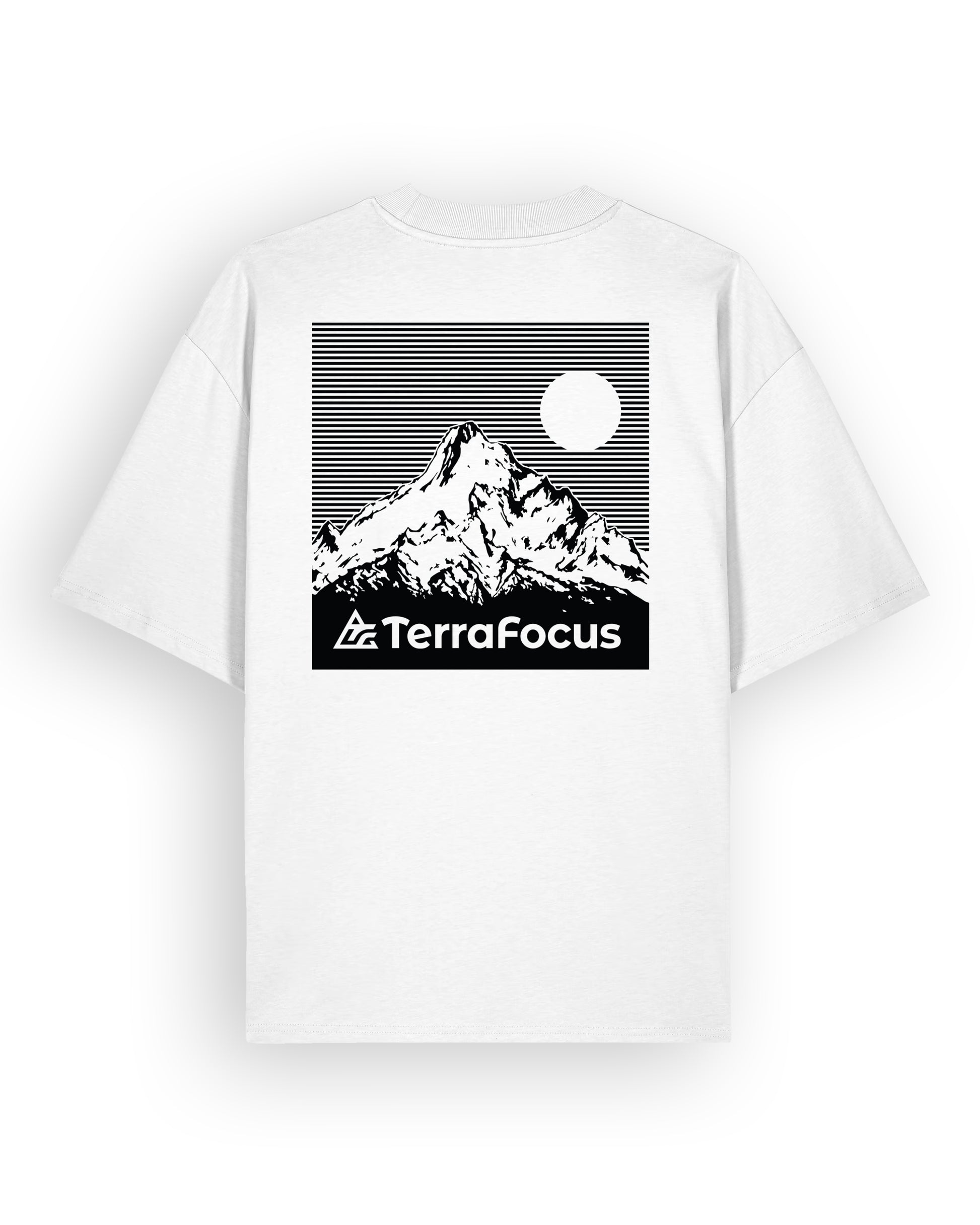 Oversized Urban Tee with Mountain Vista Back Print – Unlocked Potential Series