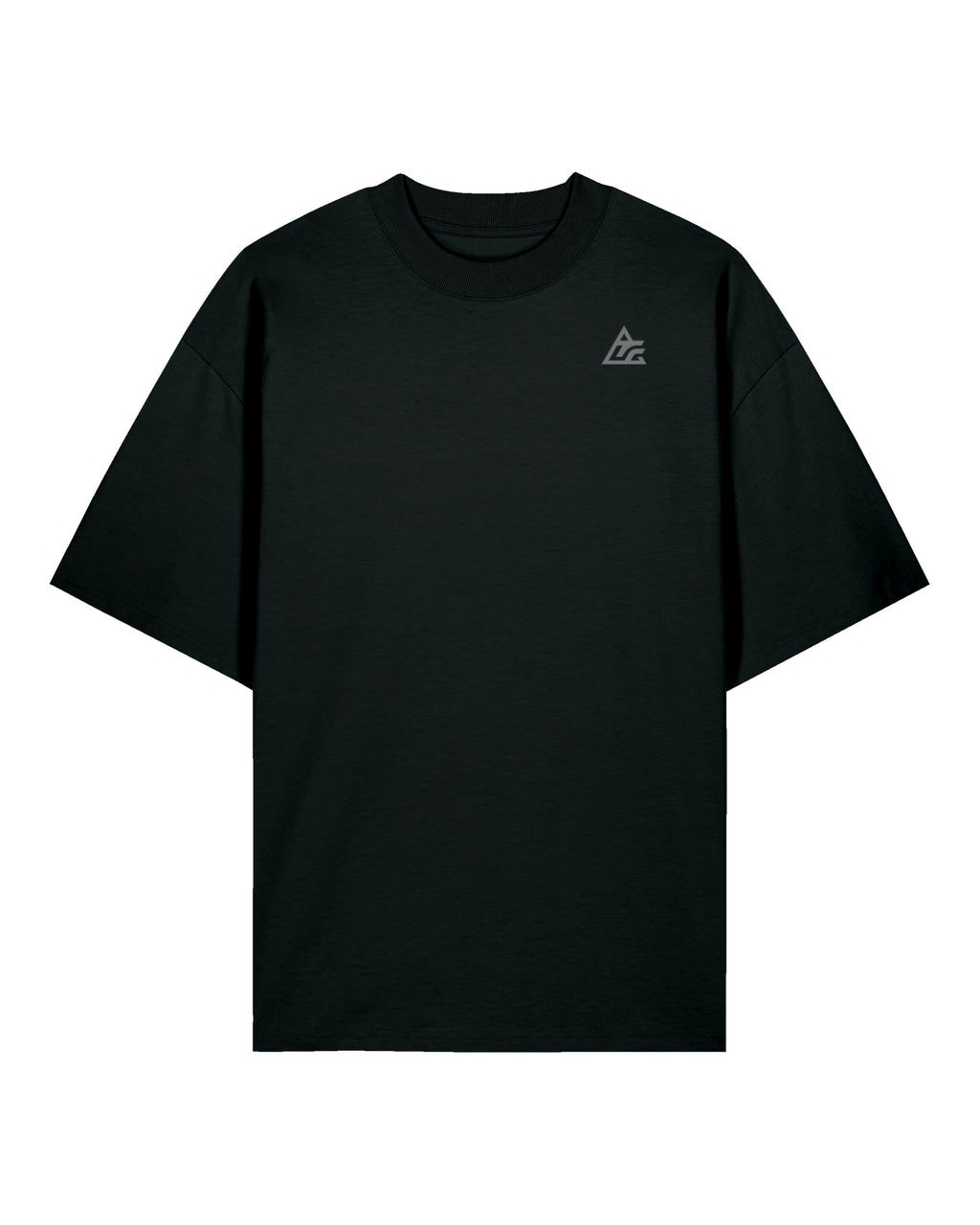 Oversized Urban Tee with  Mountain Outline Back Print – Unlocked Potential Series