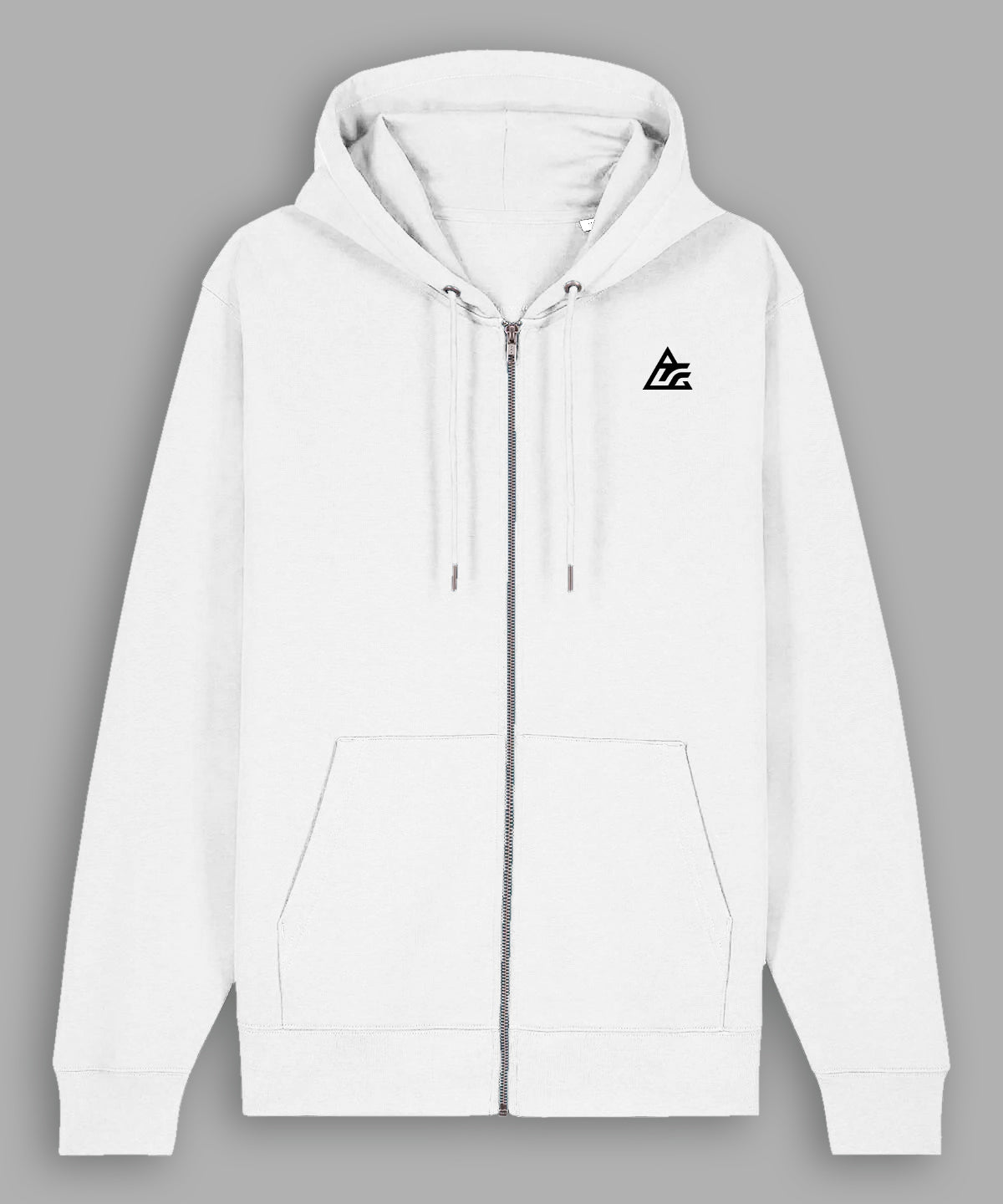 EcoZip Unisex Organic Cotton Zip Hoodie