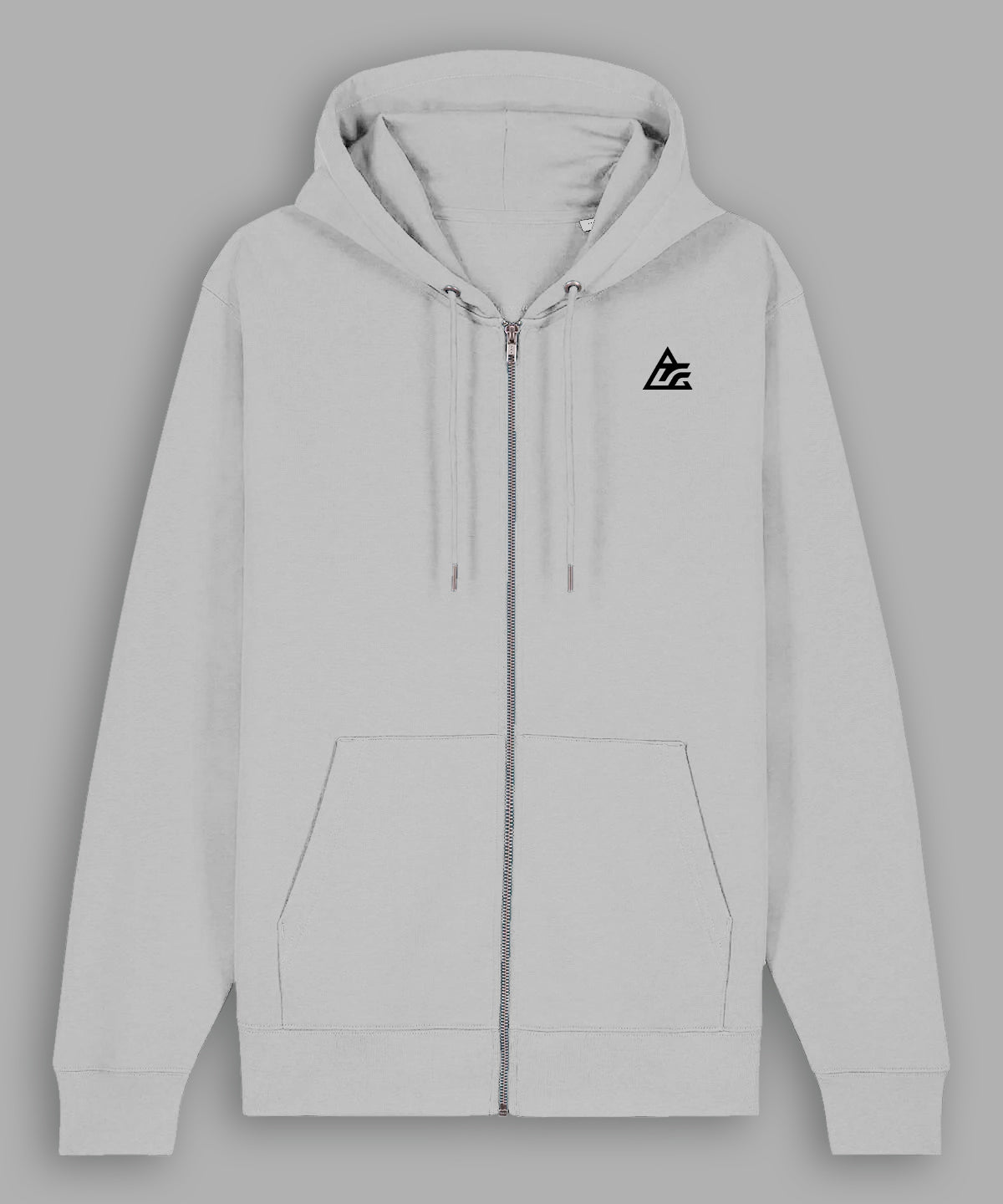 EcoZip Unisex Organic Cotton Zip Hoodie