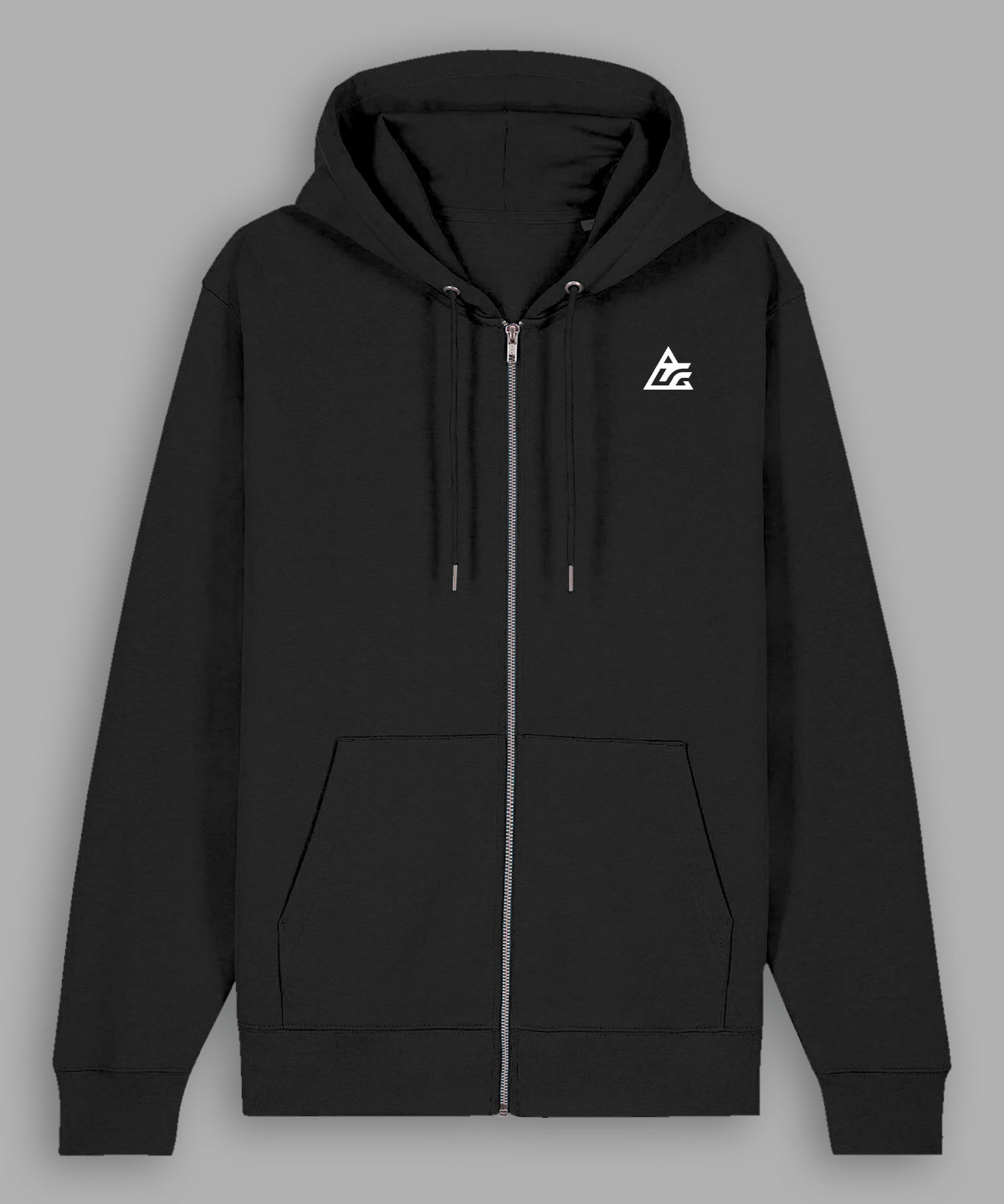 EcoZip Unisex Organic Cotton Zip Hoodie